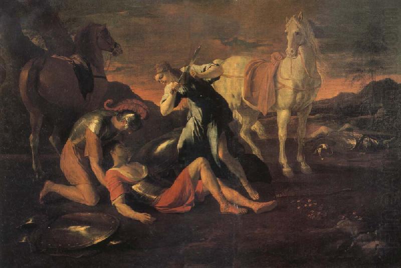 Trancred and Erminia, Nicolas Poussin